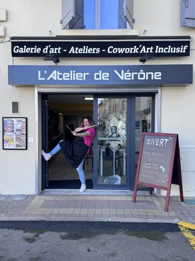 Image de la devanture de l'atelier de Vérone